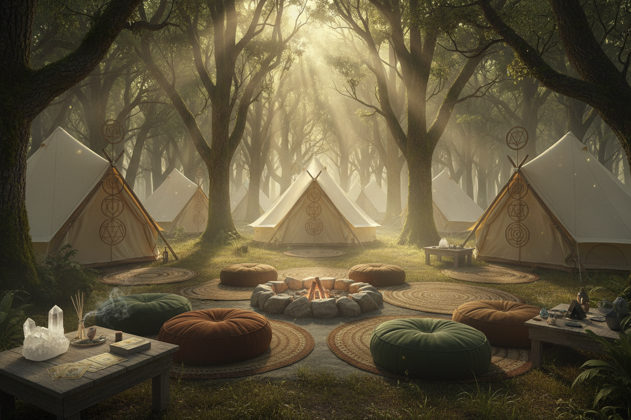 Temple of Solomon rustic camping magick retreats